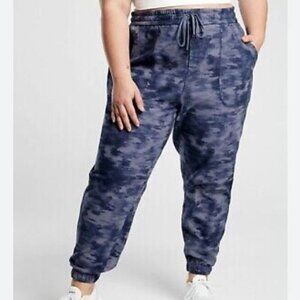 Athleta Women's Farallon Printed Jogger Medieval Violet Purple Plus Size 24